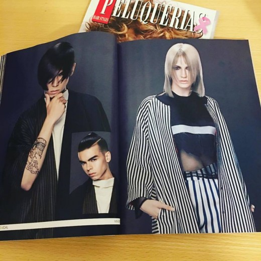Carlos Vidal Haircare Studio en la revista Peluquerías